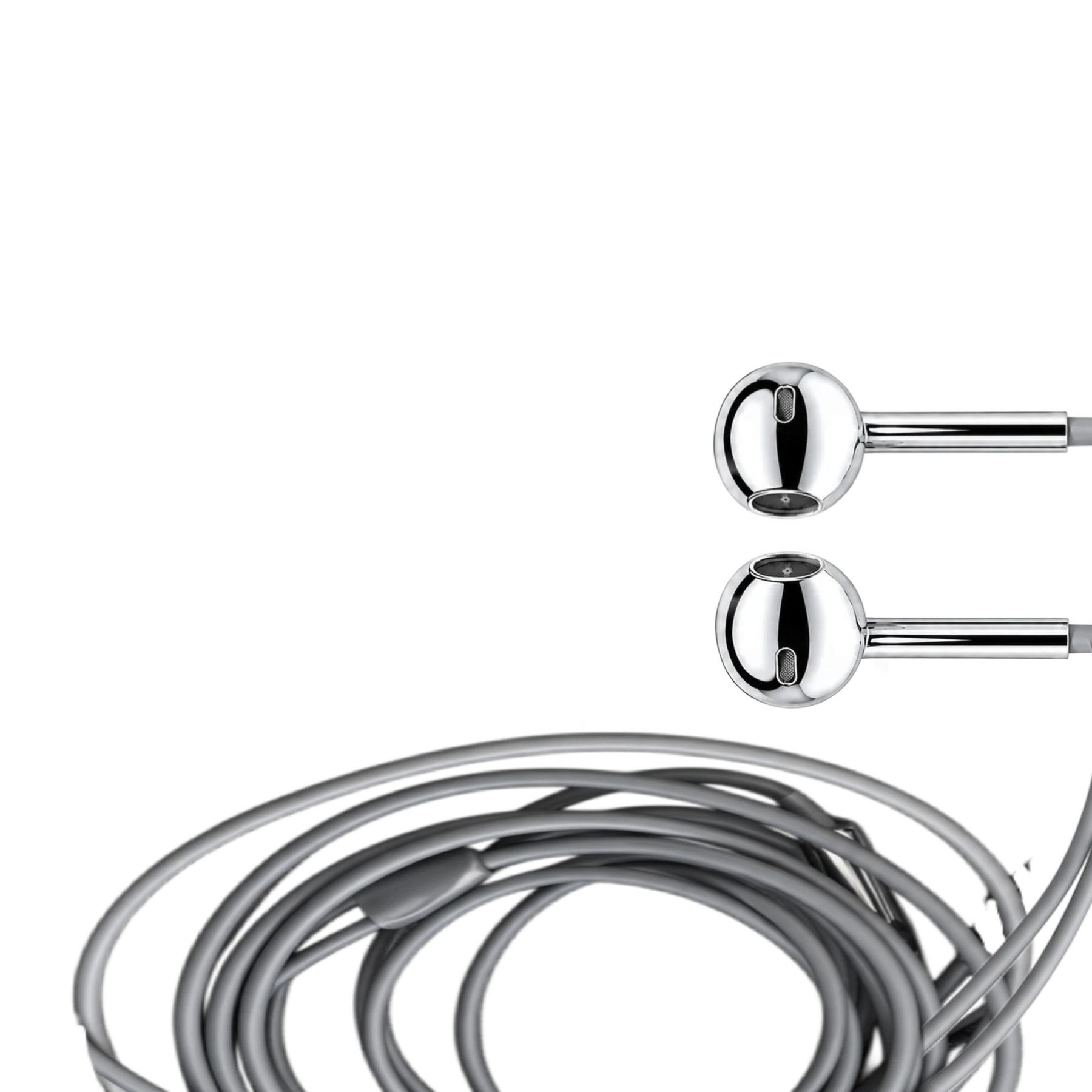 Écouteurs filaires chromés SW4G